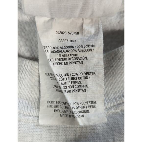 Champion Reverse Weave Pitt Panthers Crop Sweatshirt Medium Gray Collegiate - Picture 14 of 16